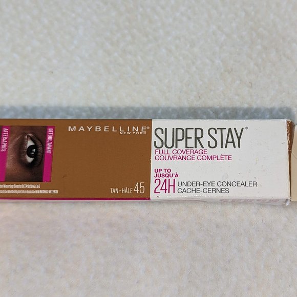🌷4/$20 Maybelline Newyork Super Stay Full Coverage Under Eye Concealer Tan 45 - Picture 4 of 11